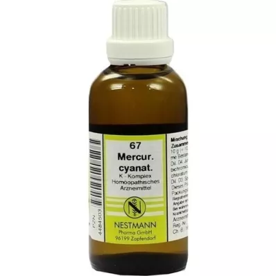 MERCURIUS CYANATUS K Kompleks No.67 Seyreltme, 50 ml