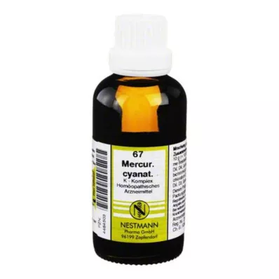Mercurius cyanatus K Kompleks No. 67 Seyreltme, 50 ml Mercurius cyanatus K Kompleks No. 67 Seyreltme, 50 ml