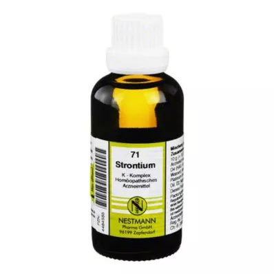 STRONTIUM K Kompleks No.71 Seyreltme, 50 ml STRONTIUM K Kompleks No.71 Seyreltme, 50 ml