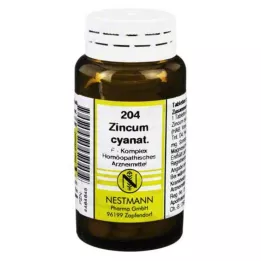 ZINCUM CYANATUM F Complex No. 204 Tablet, 120 Kapsül