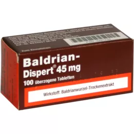 BALDRIAN DISPERT 45 mg kaplı tablet, 100 adet