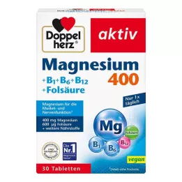 DOPPELHERZ Magnezyum 400 mg tablet, 30 adet