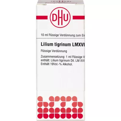 LILIUM TIGRINUM LM XVIII Seyreltme, 10 ml