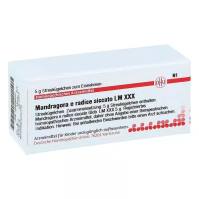 MANDRAGORA E radice siccata LM XXX Kürecikler, 5 g