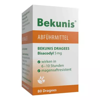 BEKUNIS Dragees Bisacodyl 5 mg enterik kaplı tablet, 80 adet BEKUNIS Dragees Bisacodyl 5 mg enterik kaplı tablet, 80 adet