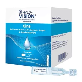 HYLO-VISION sine tek dozluk pipetler, 60X0,4 ml