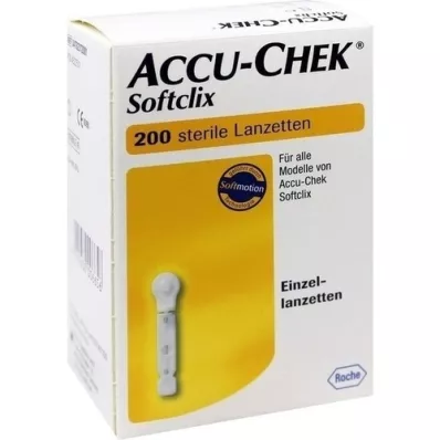 ACCU-CHEK Softclix lansetleri, 200 adet