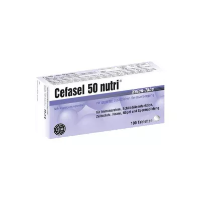 Cefasel 50 nutri Selenium Tabs tabletler, 100 adet Cefasel 50 nutri Selenium Tabs tabletler, 100 adet