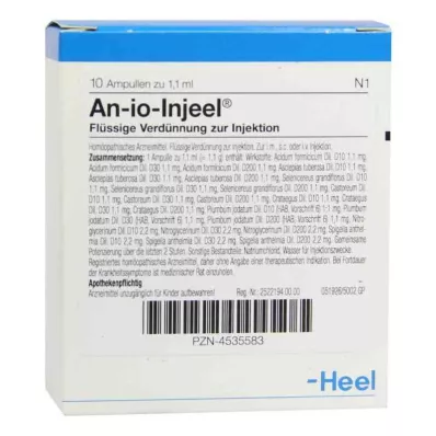 An-io Injeel ampulleri (10 adet) An-io Injeel ampulleri (10 adet)