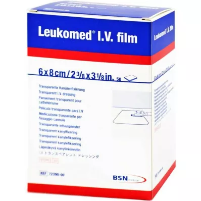 LEUKOMED I.V. film plasterleri, 50 adet LEUKOMED I.V. film plasterleri, 50 adet