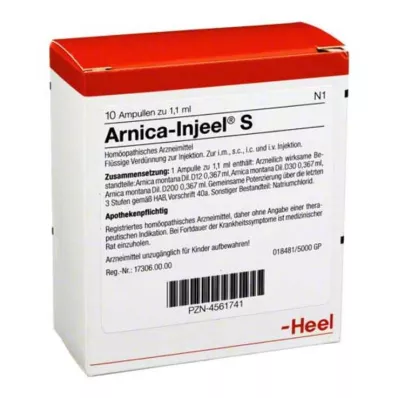 ARNICA INJEEL S Ampuller, 10 adet ARNICA INJEEL S Ampuller, 10 adet