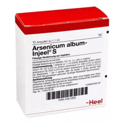 ARSENICUM ALBUM INJEEL S Ampuller, 10 adet