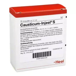 CAUSTICUM INJEEL S Ampuller, 10 adet