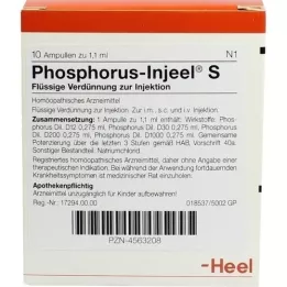 PHOSPHORUS INJEEL S Ampuller, 10 adet