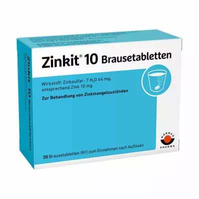 Zinkit 10 efervesan tablet, 20 adet