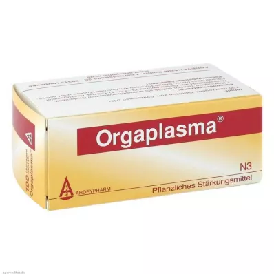 Orgaplasma kaplı tabletler, 100 adet Orgaplasma kaplı tabletler, 100 adet