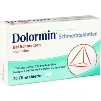 DOLORMIN Film kaplı tabletler, 20 adet