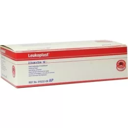 LEUKOPLAST 2,5 cmx5 m, 12 adet