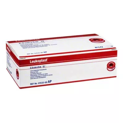 LEUKOPLAST 2,5 cmx5 m, 12 adet