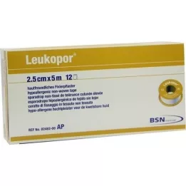 LEUKOPOR 2,5 cmx5 m, 12 adet