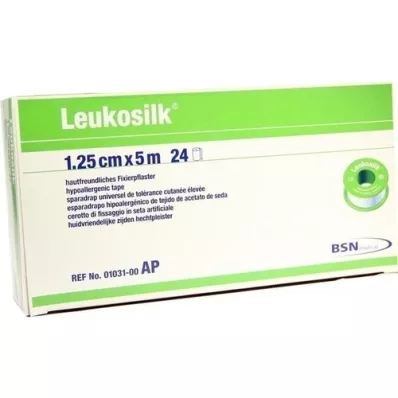 LEUKOSILK 1,25 cmx5 m, 24 adet