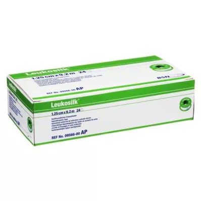 LEUKOSILK 1,25 cmx9,2 m, 24 adet