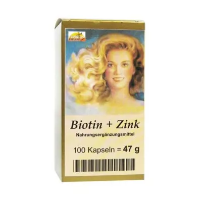 BIOTIN PLUS Çinko saç kapsülleri, 100 adet BIOTIN PLUS Çinko saç kapsülleri, 100 adet
