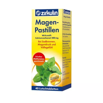 ZIRKULIN Mide pastilleri, 40 adet ZIRKULIN Mide pastilleri, 40 adet