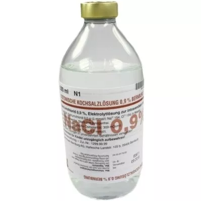 ISOTONISCHE Sodyum klorür %0,9 Bernburg Inf.-L.Glas, 500 ml