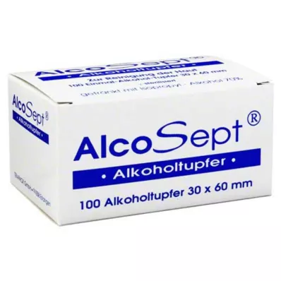 ALKOHOLTUPFER Alcosept, 100 adet ALKOHOLTUPFER Alcosept, 100 adet