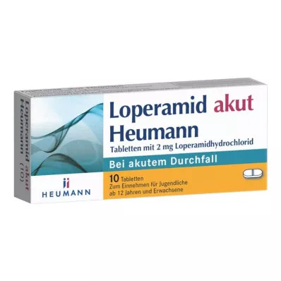 LOPERAMID akut Heumann tabletleri, 10 adet