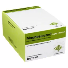 MAGNESIOCARD forte 10 mmol Plv.z.Her.e.Lsg.z.Einn., 100 adet