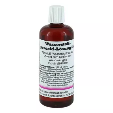 WASSERSTOFFPEROXID Çözelti %3, 100 ml