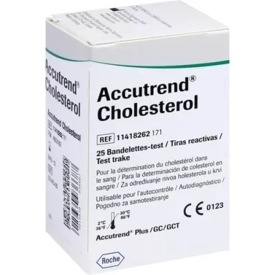 ACCUTREND Kolesterol test şeritleri, 25 adet