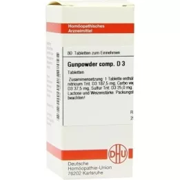 GUNPOWDER comp.D 3 tablet, 80 adet