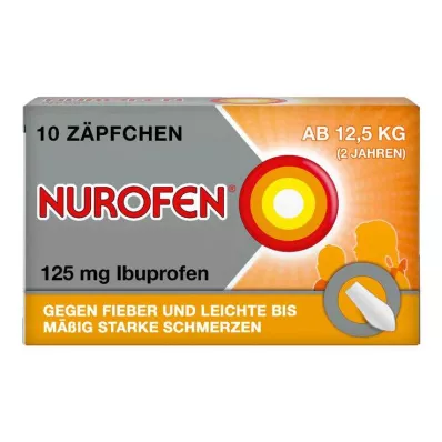 NUROFEN Junior 125 mg fitil, 10 adet