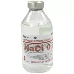 ISOTONISCHE Sodyum klorür %0,9 Bernburg Inf.-L.Glas, 250 ml