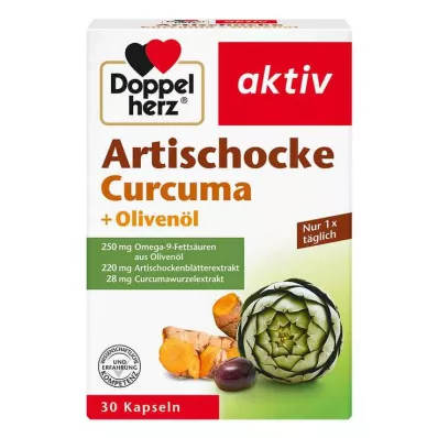 DOPPELHERZ Enginar+zeytinyağı+curcuma kapsülleri, 30 Kapsül DOPPELHERZ Enginar+zeytinyağı+curcuma kapsülleri, 30 Kapsül