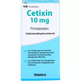 CETIXIN 10 mg film kaplı tablet, 10 adet