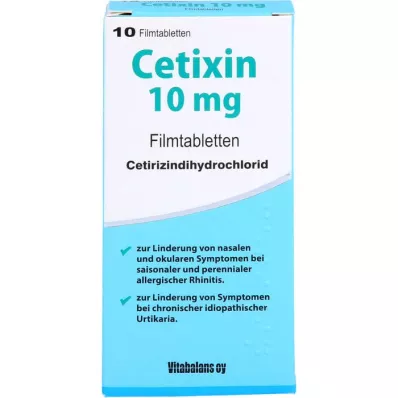 CETIXIN 10 mg film kaplı tablet, 10 adet