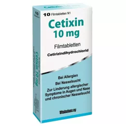 CETIXIN 10 mg film kaplı tablet, 10 adet