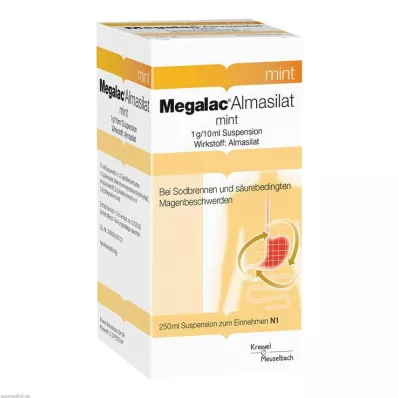 Megalac Almasilat nane süspansiyonu, 250 ml Megalac Almasilat nane süspansiyonu, 250 ml