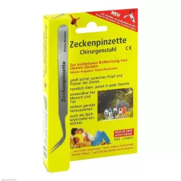 ZECKENPINZETTE Cerrahi çelik, 1 adet