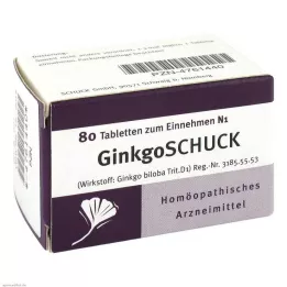 GINKGOSCHUCK Tabletler, 80 adet