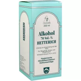 ALKOHOL %70 V/V Hetterich, 200 ml