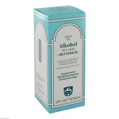 ALKOHOL %70 V/V Hetterich, 200 ml