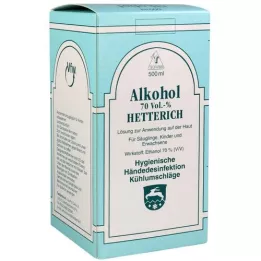 ALKOHOL %70 V/V Hetterich, 500 ml