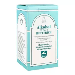 ALKOHOL %70 V/V Hetterich, 500 ml