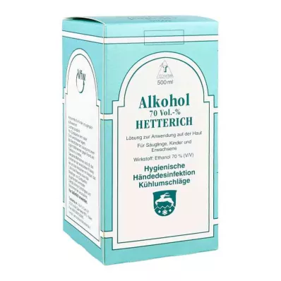 ALKOHOL %70 V/V Hetterich, 500 ml