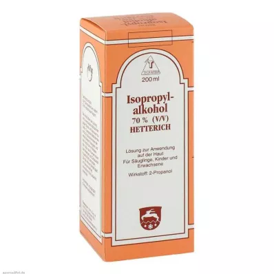 ISOPROPYLALKOHOL %70 V/V Hetterich, 200 ml